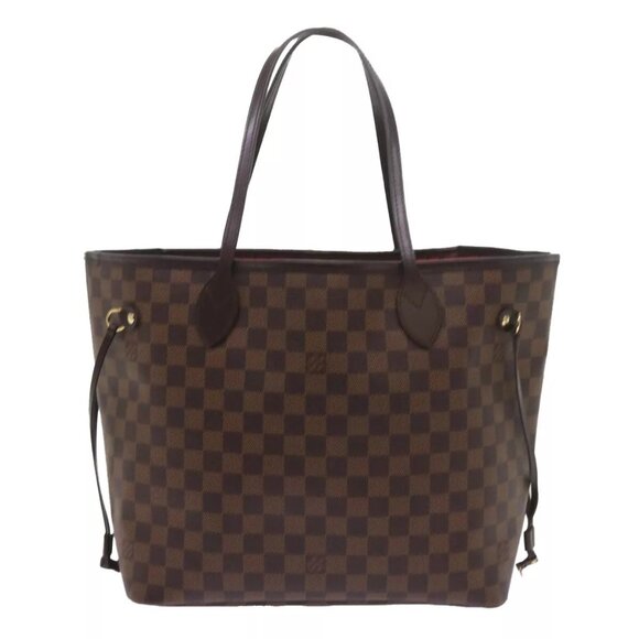 LOUIS VUITTON Damier Ebene Neverfull MM Tote Bag LV Auth - Picture 2 of 16